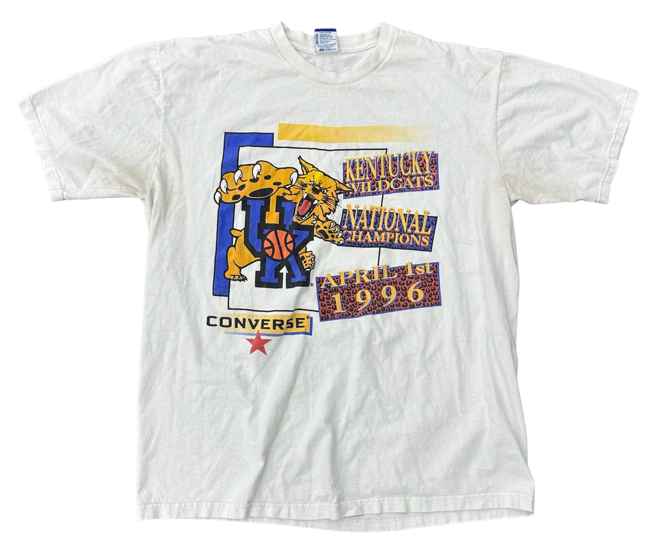 1996 KENTUCKY WILDCATS NATIONAL CHAMPS TEE