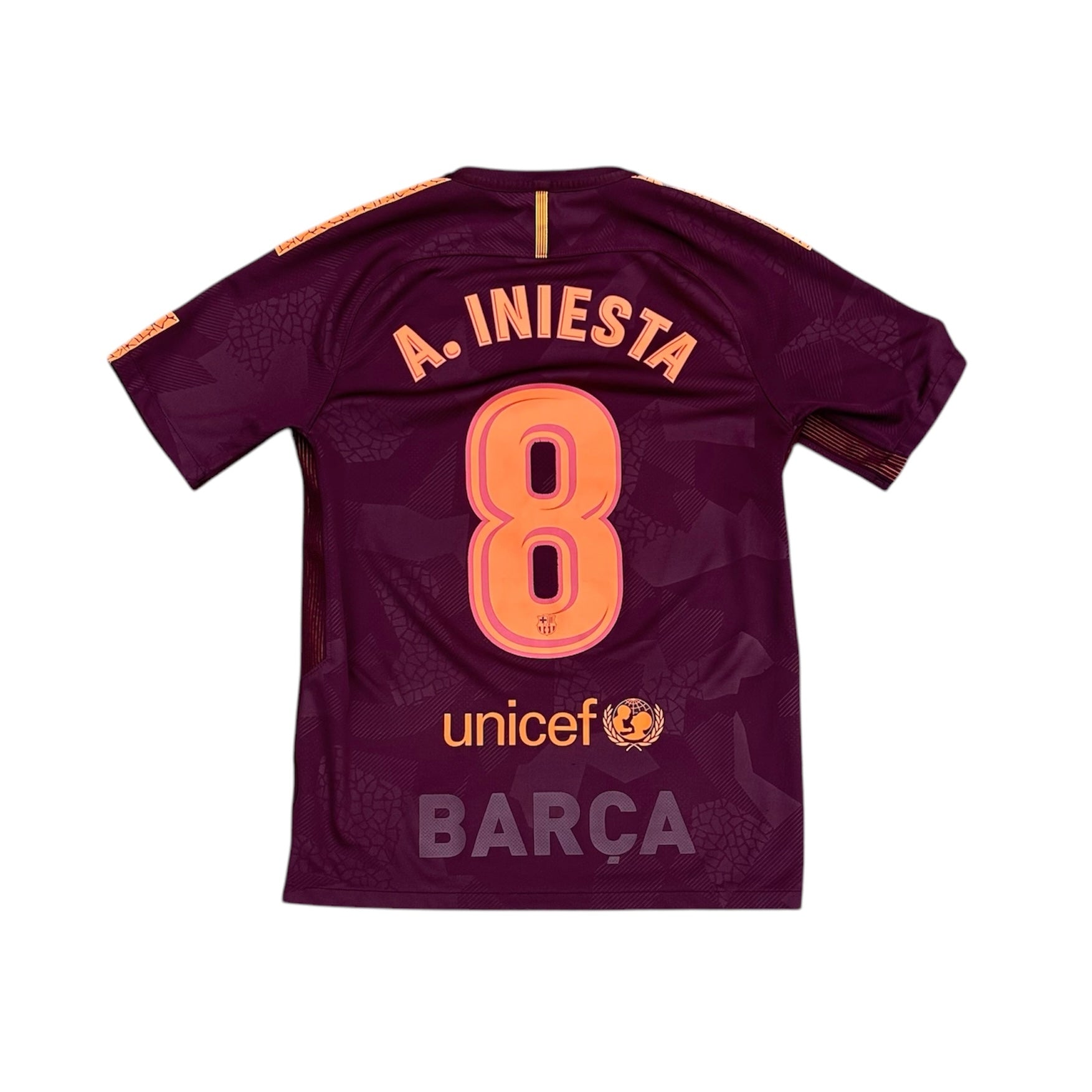 NIKE 17/18 ANDRES INIESTA BARCELONA THIRD KIT (LR)