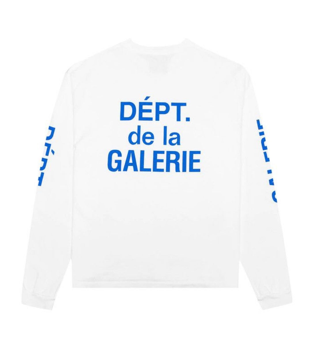 GALLERY DEPT FRENCH LONG SLEEVE TEE - WHITE/BLUE