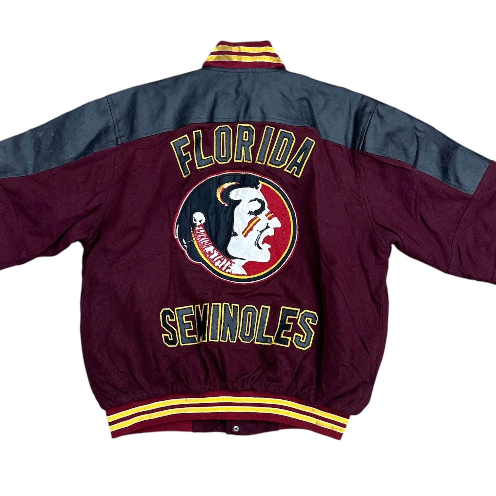 90’S FLORIDA STATE LETTERMAN JACKET (LR)