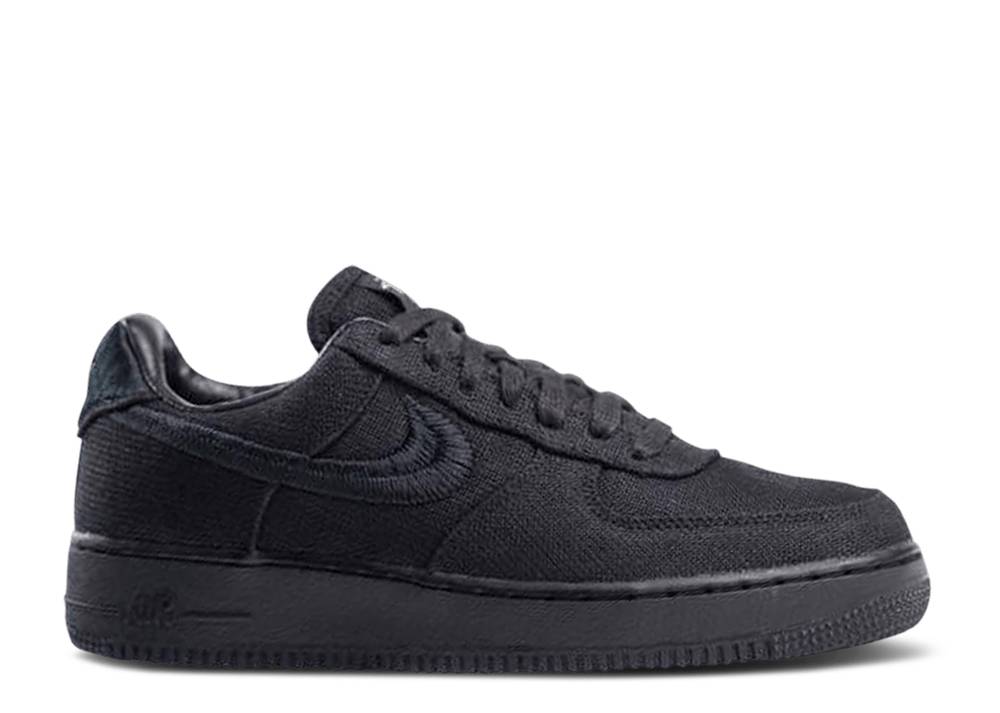 NIKE AIR FORCE 1 X STUSSY "BLACK"