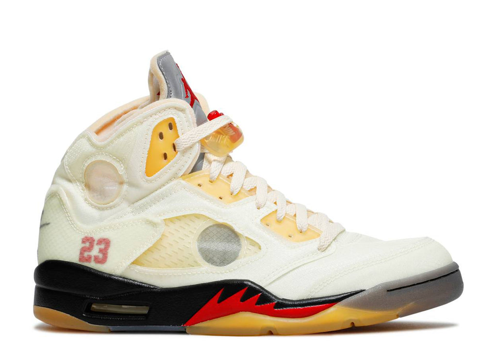 AIR JORDAN 5 X OFF-WHITE "SAIL"