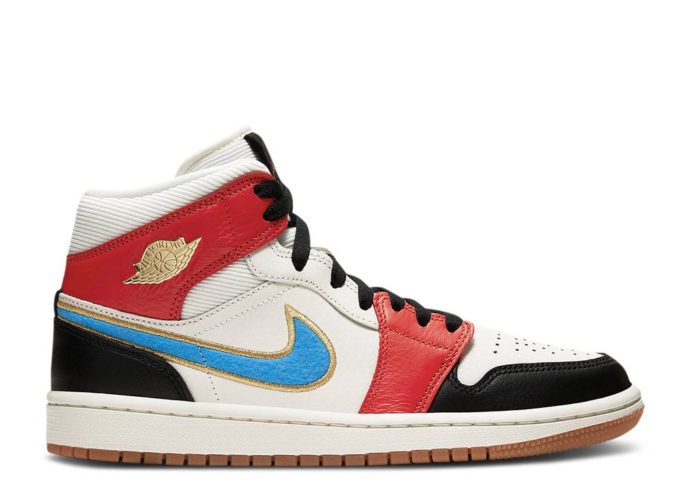 AIR JORDAN 1 MID "LET HER MAN" (W)