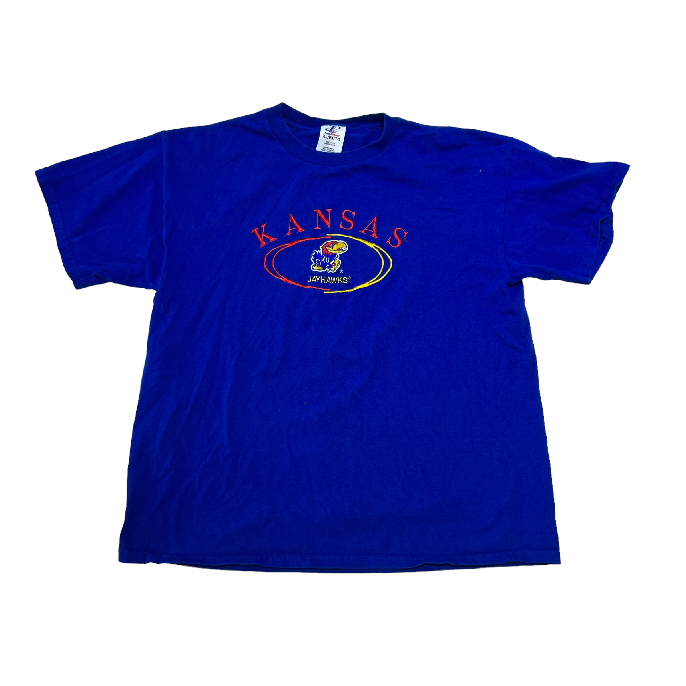 90’S KANSAS JAYHAWKS EMBROIDED TEE