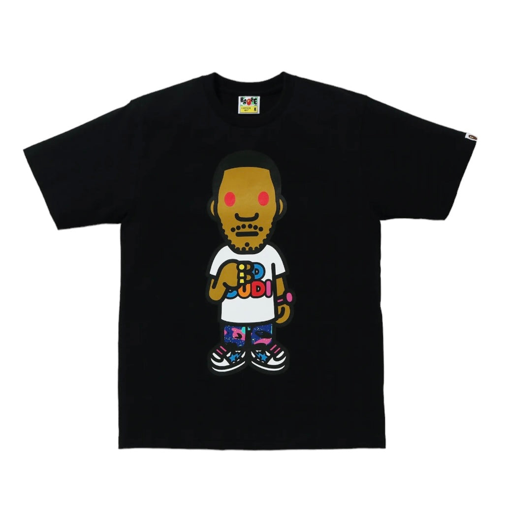 BAPE X KID CUDI TEE - BLACK