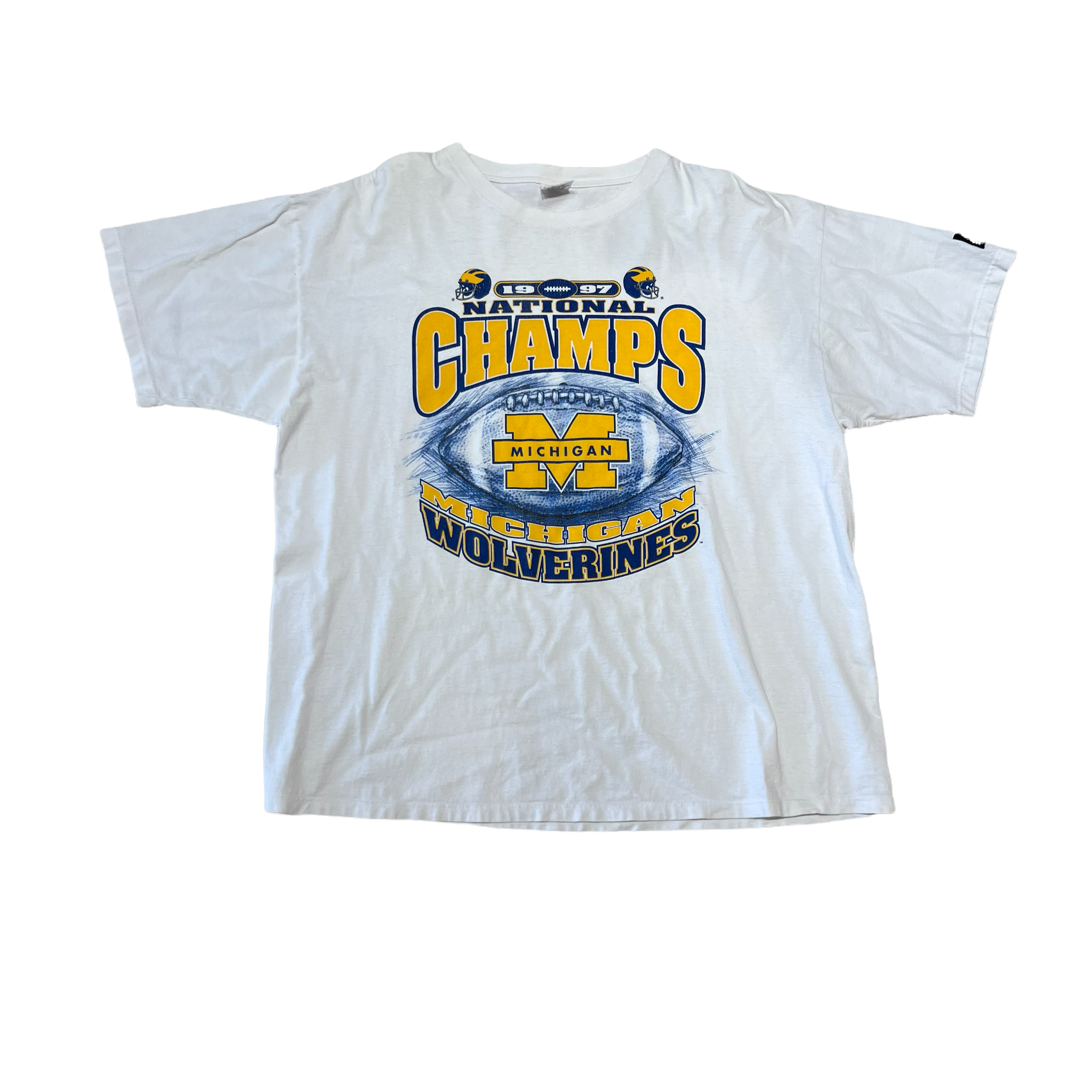 1997 MICHIGAN WOLVERINES NATIONAL CHAMPS TEE