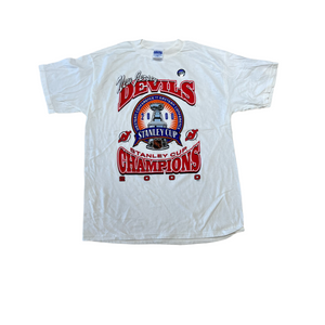 Y2K NEW JERSEY DEVILS STANLEY CUP CHAMPS TEE