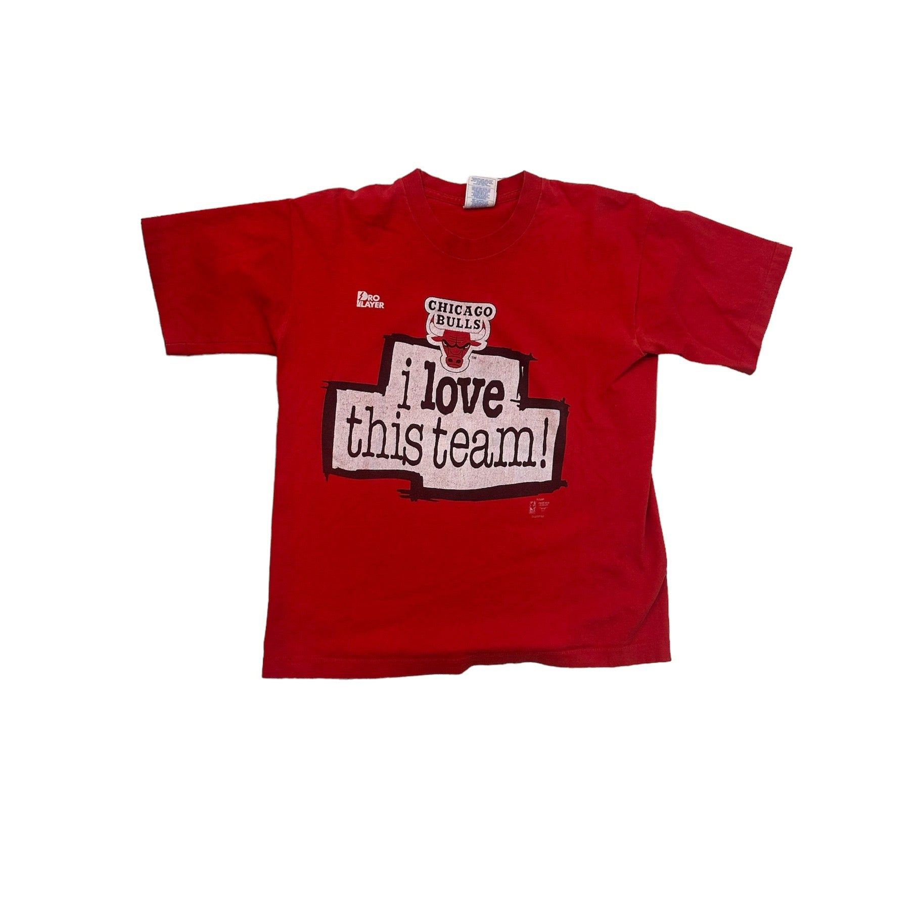 90’S CHICAGO BULLS PROPLAYER “I LOVE THIS TEAM” TEE