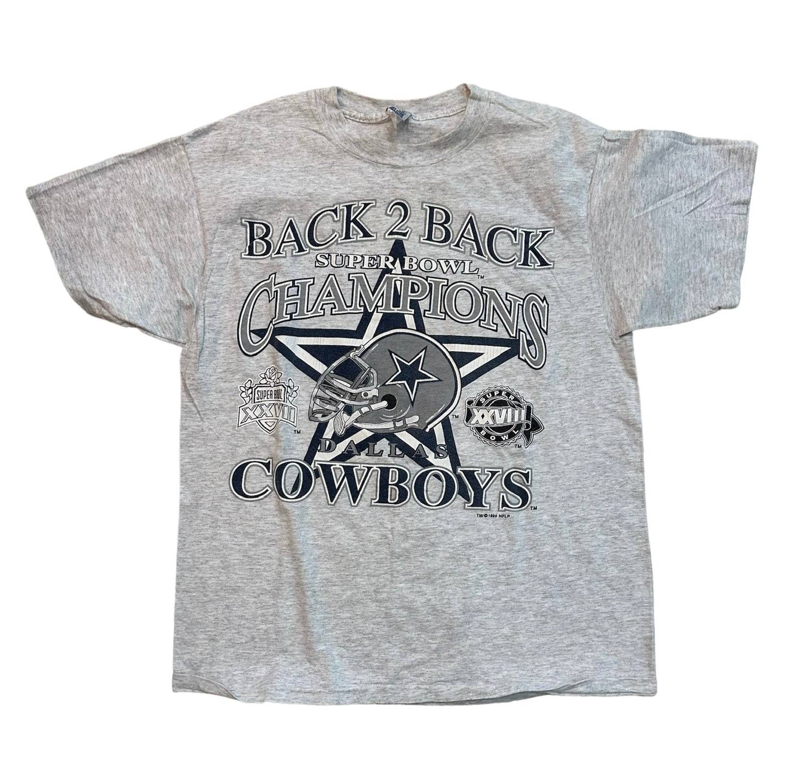 1994 DALLAS COWBOYS BACK TO BACK SUPER-BOWL CHAMPS (LR)