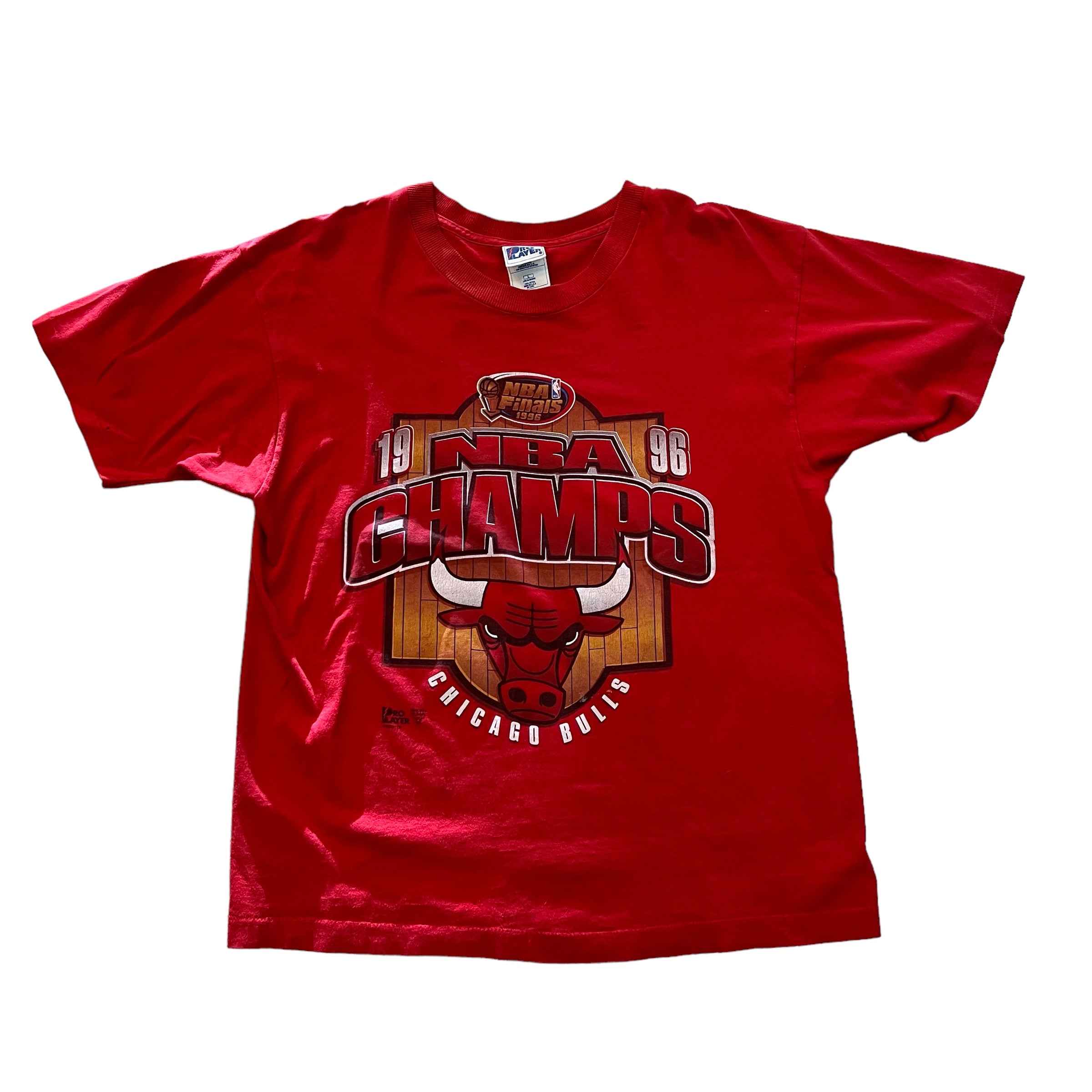 1996 BULLS CHAMPS PRO PLAYER TEE