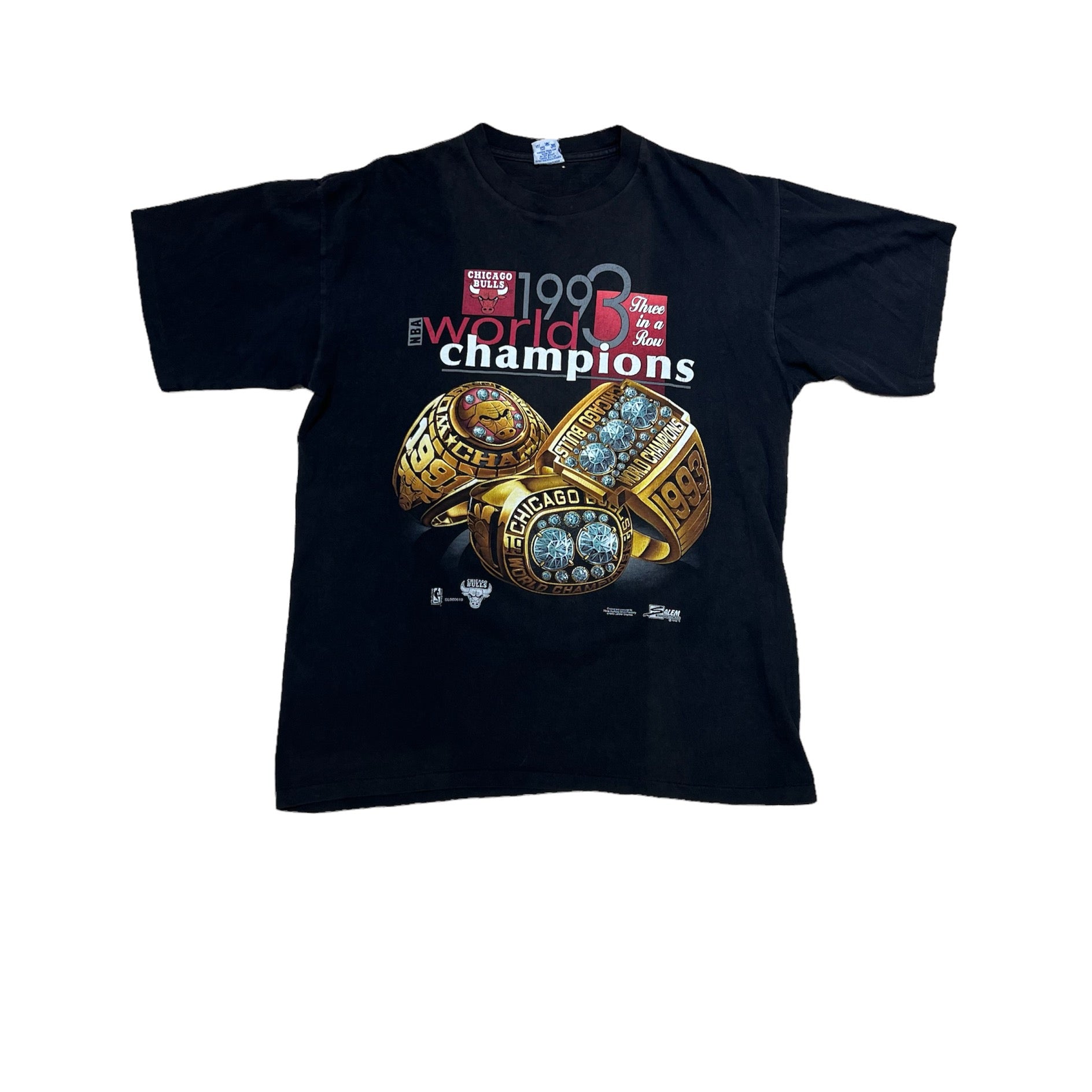 1993 CHICAGO BULLS RINGS TEE