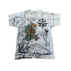90’S AOP ISLANDS TEE