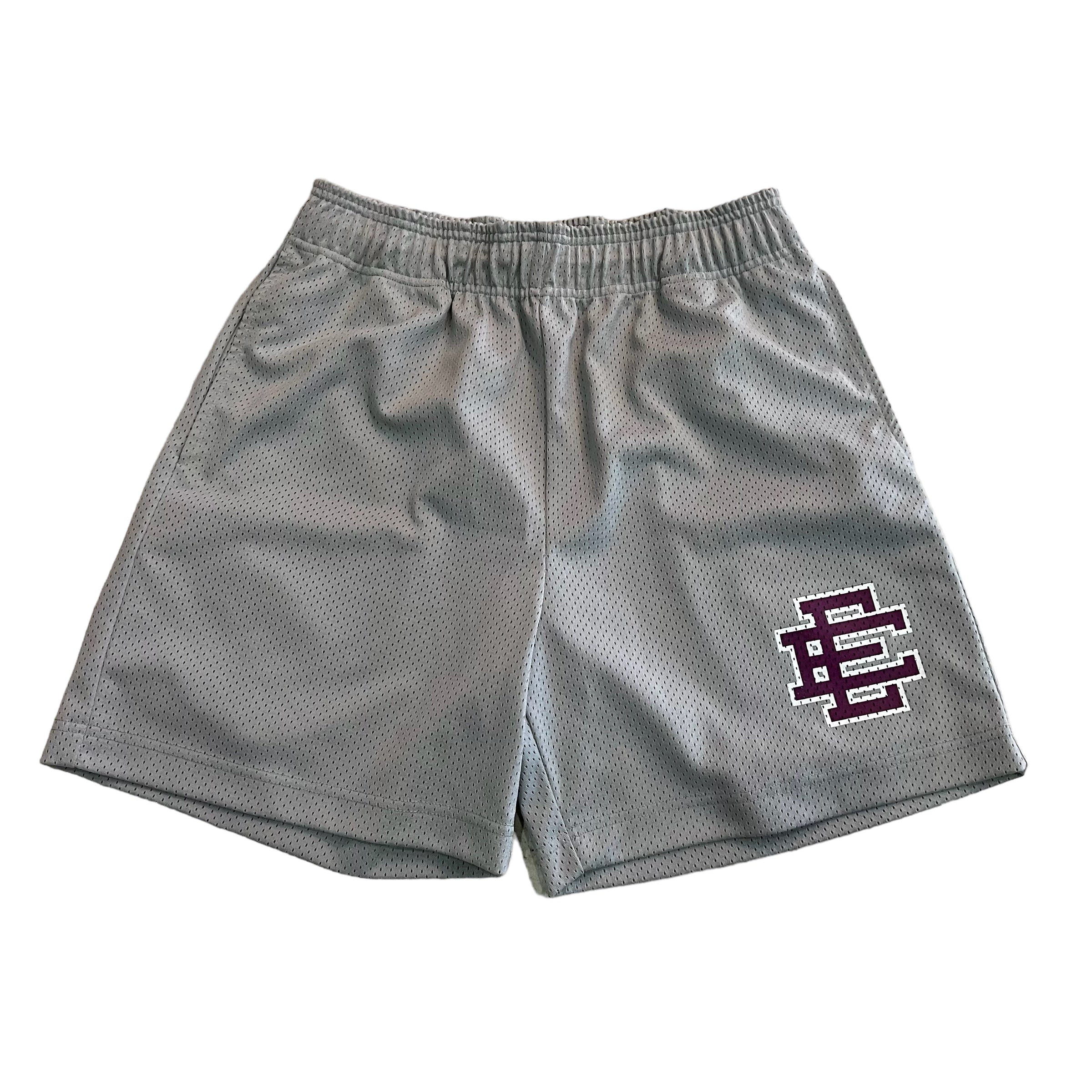 ERIC EMANUEL EE BASIC SHORT - GREY/PLUM