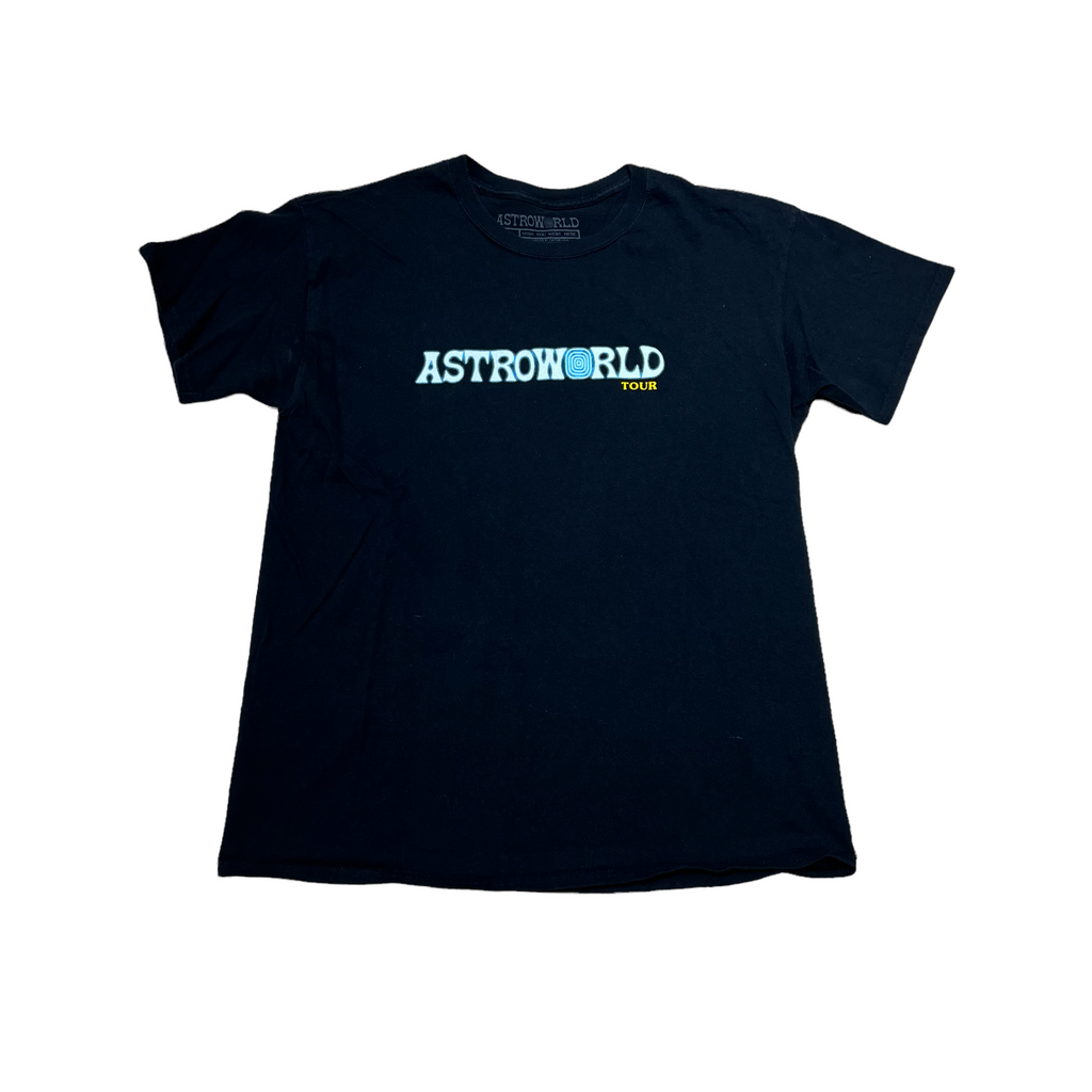 TRAVIS SCOTT ASTROWORLD TOUR TEE - BLACK