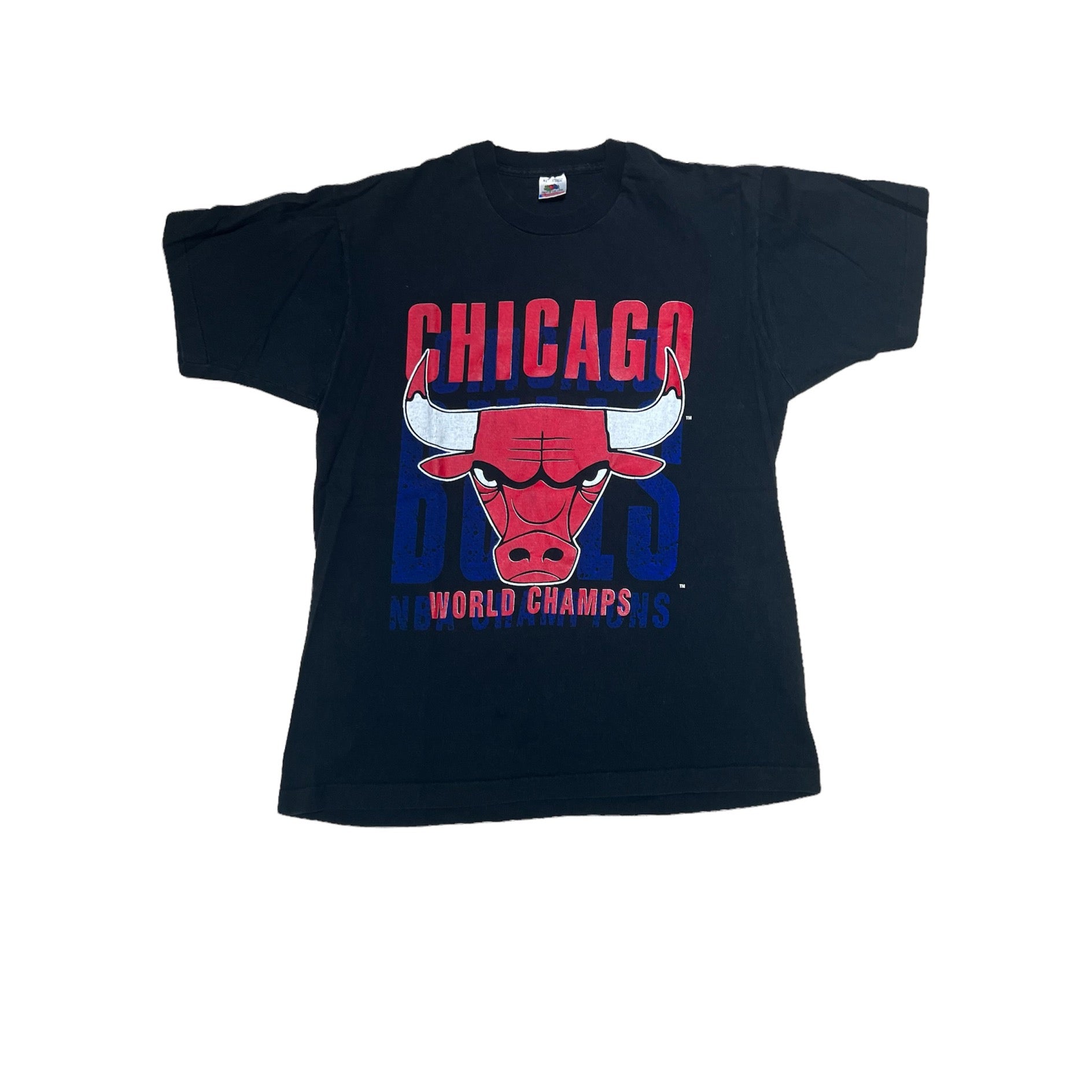 VINTAGE CHICAGO BULLS WORLD CHAMPS TEE