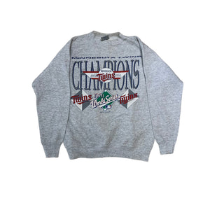 1991 MINNESOTA TWINS WORLD SERIES CREWNECK