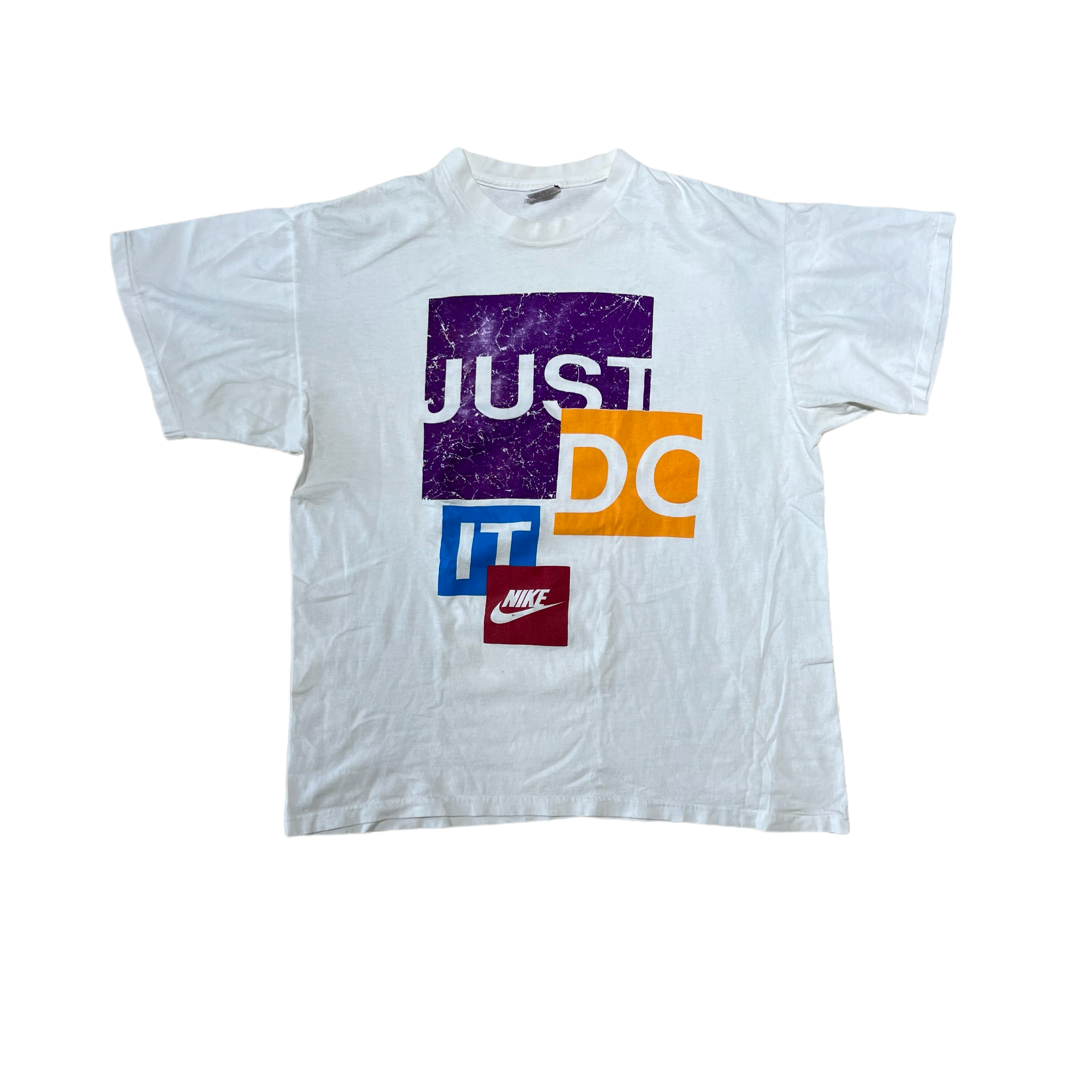 90’S NIKE JUST DO IT SQUARES TEE