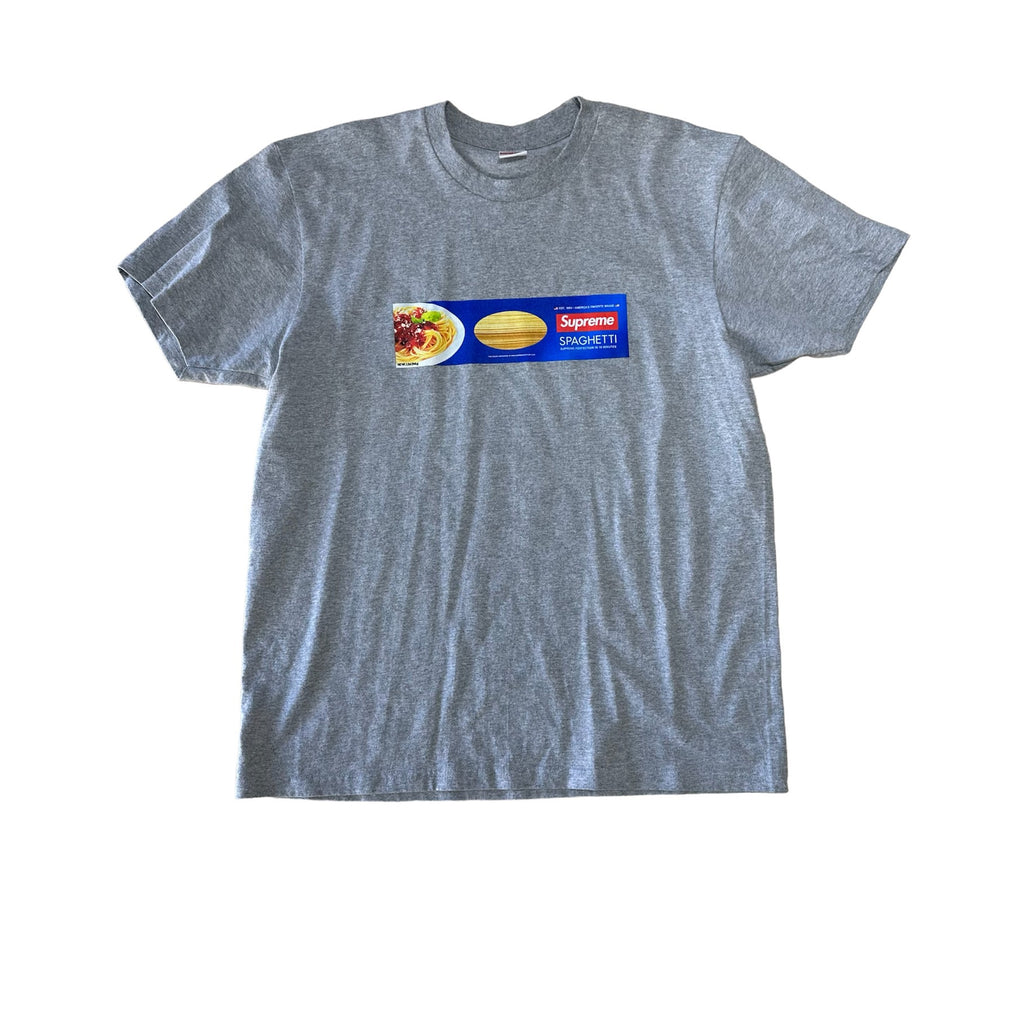 SUPREME SPAGHETTI TEE - GREY