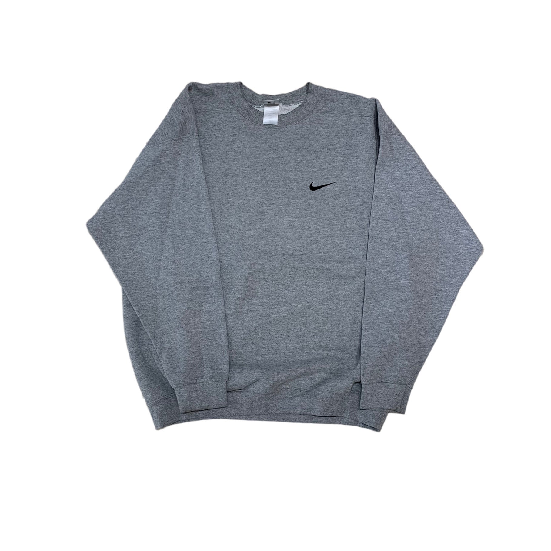 90’S NIKE GREY MINI SWOOSH CREWNECK