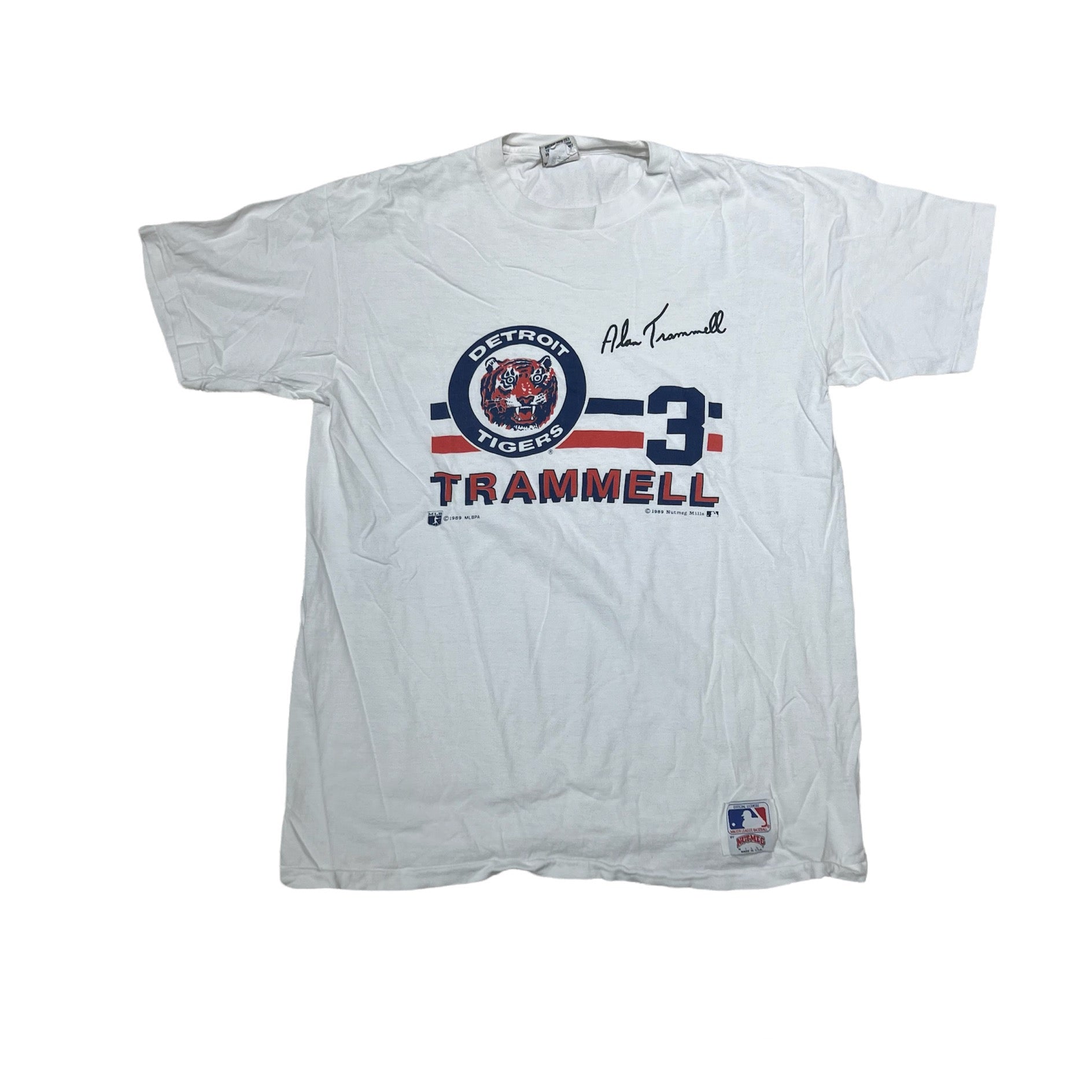 1989 DETRIOT TIGERS ALAN TRAMMELL TEE