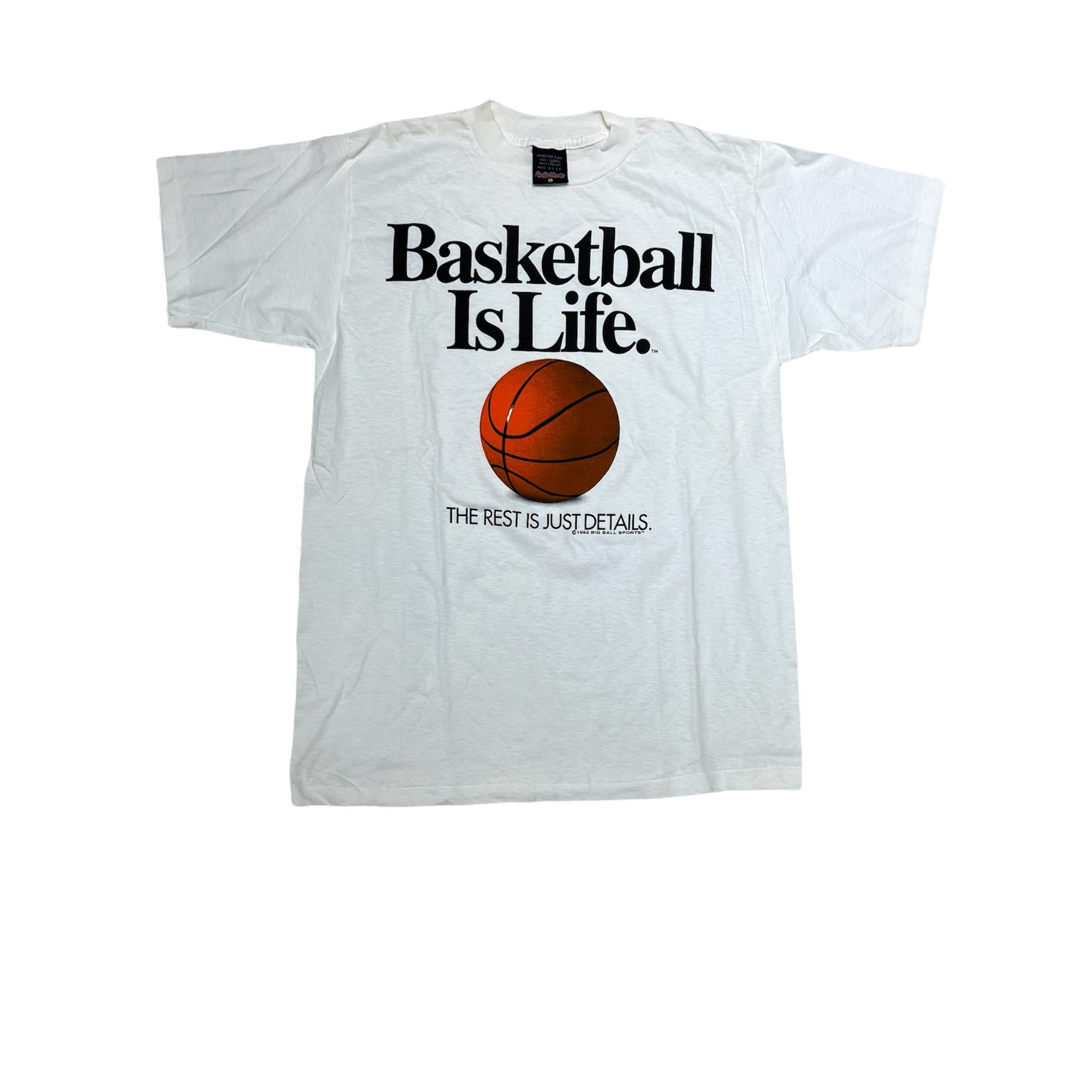 1992 BASKETBALL IS LIFE TEE (LR)