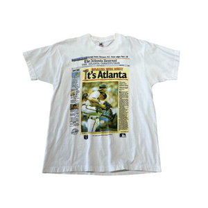 1991 ATLANTA BRAVES NEWSPAPER TEE