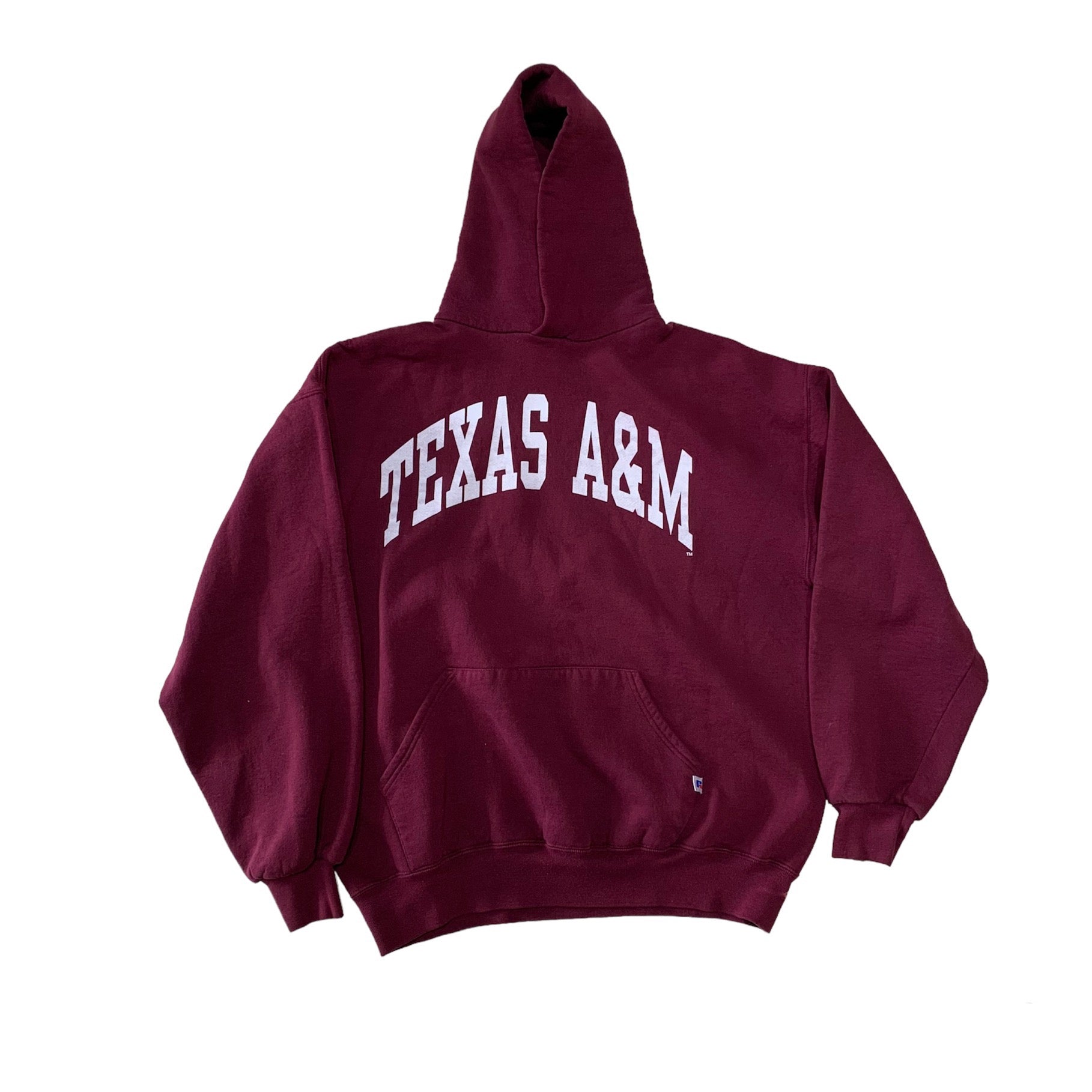 90’S TEXAS A AND M RUSSEL ATHLETIC HOODIE (LR)