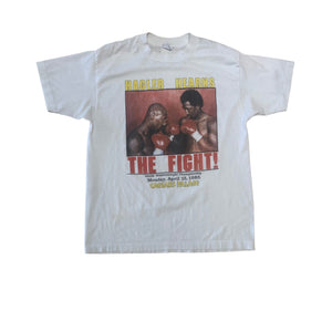 1985 HAGLER AND HEARNS WORLD MIDDLEWEIGHT CHAMPIONSHIP TEE (LR)