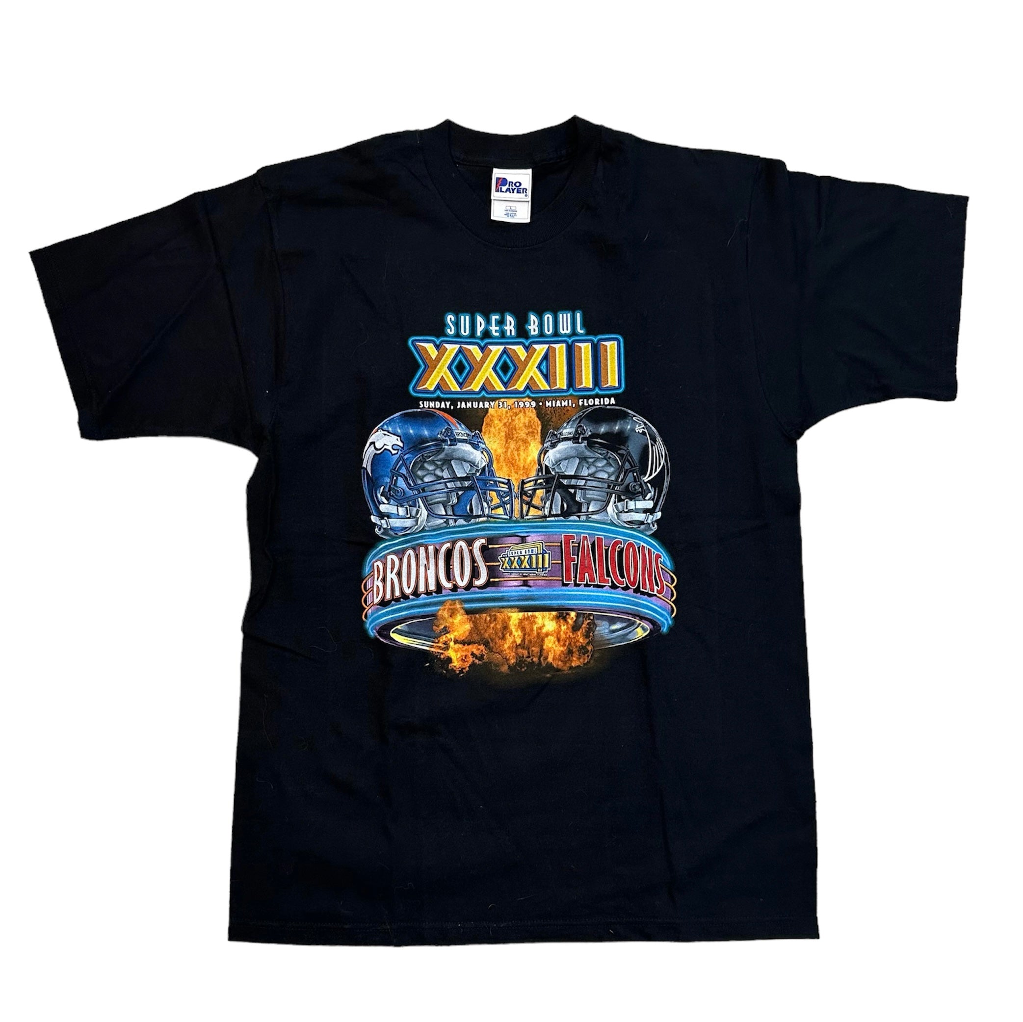 1999 SUPER-BOWL XXXIII TEE (LR)