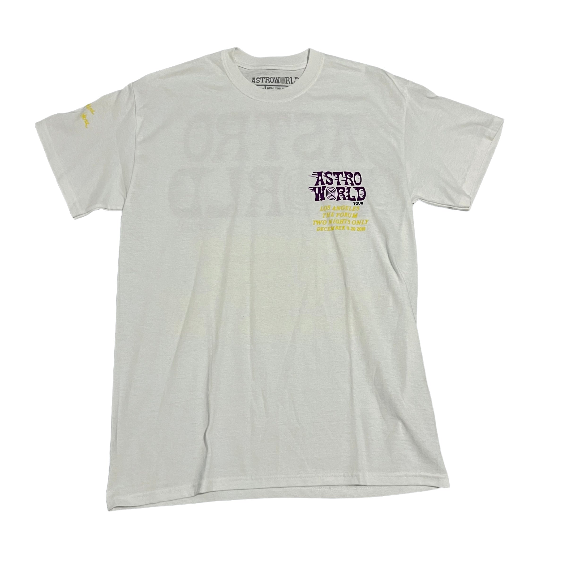 TRAVIS SCOTT LA EXCLUSIVE TEE - WHITE