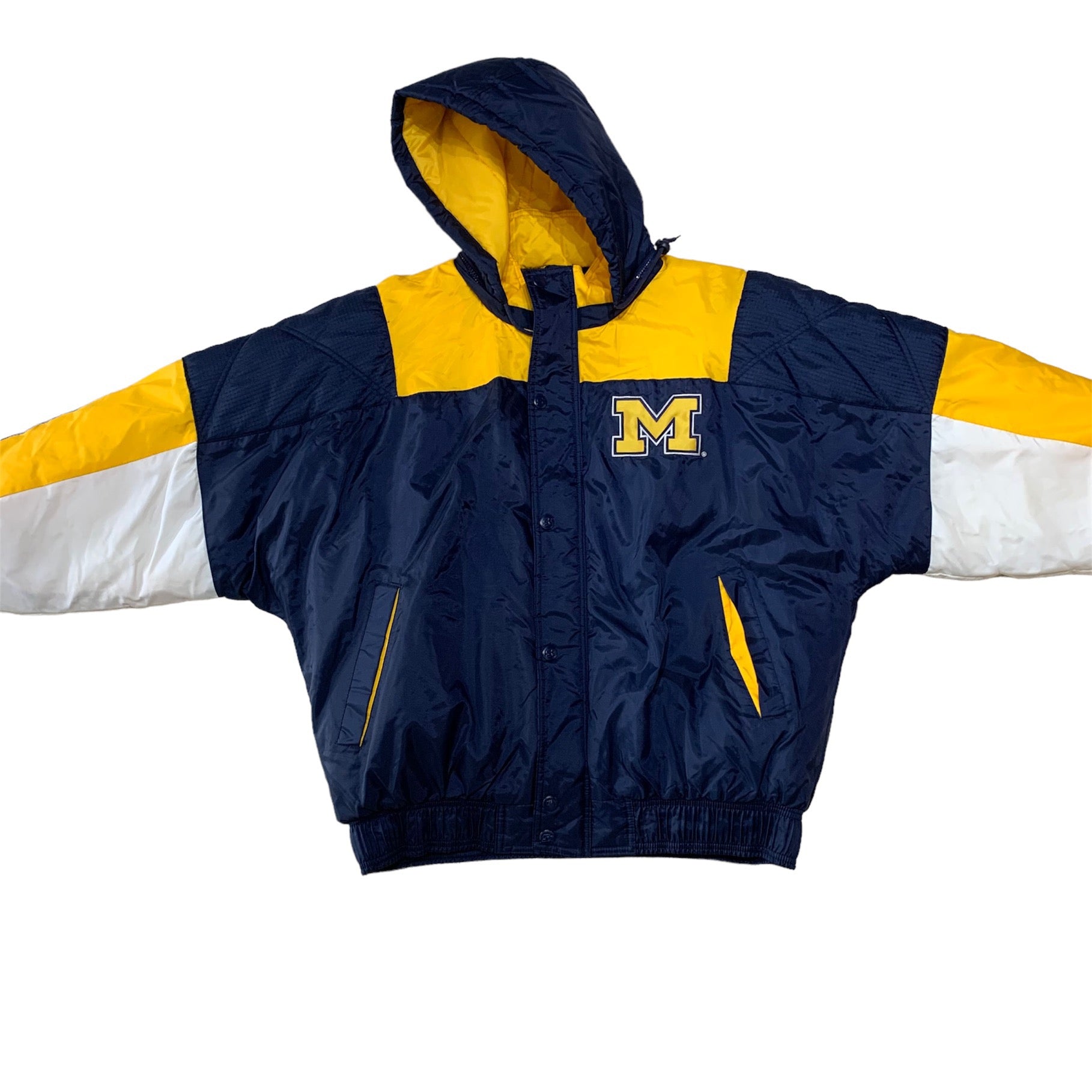 90’S UNIVERSITY OF MICHIGAN STARTER JACKET (LR)