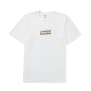 SUPREME X BURBERRY BOX LOGO TEE - WHITE