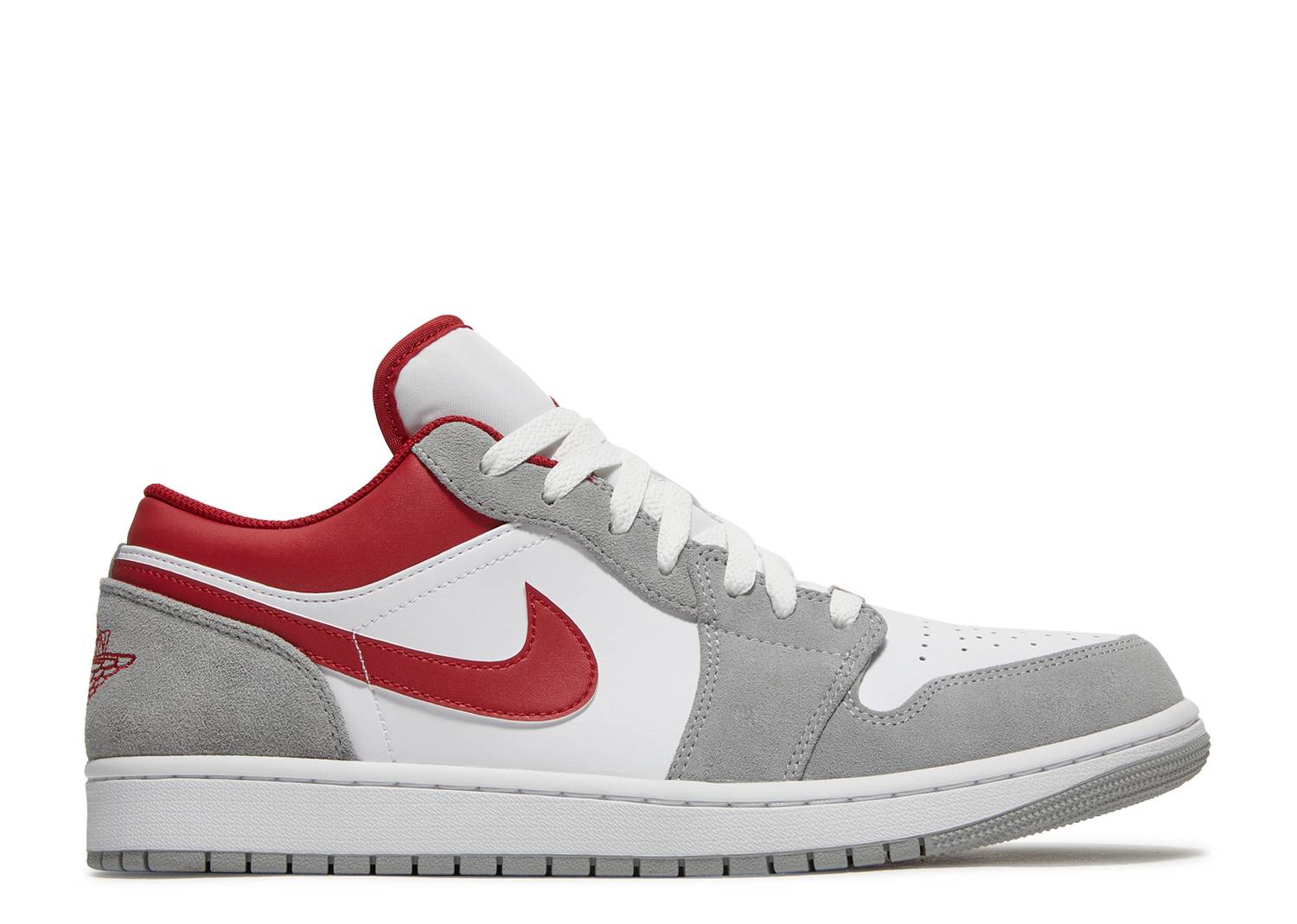 AIR JORDAN 1 LOW “LIGHT SMOKE GREY GYM RED”