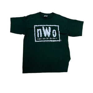 1998 NEW WORLD ORDER WRESTLING TEE GREEN