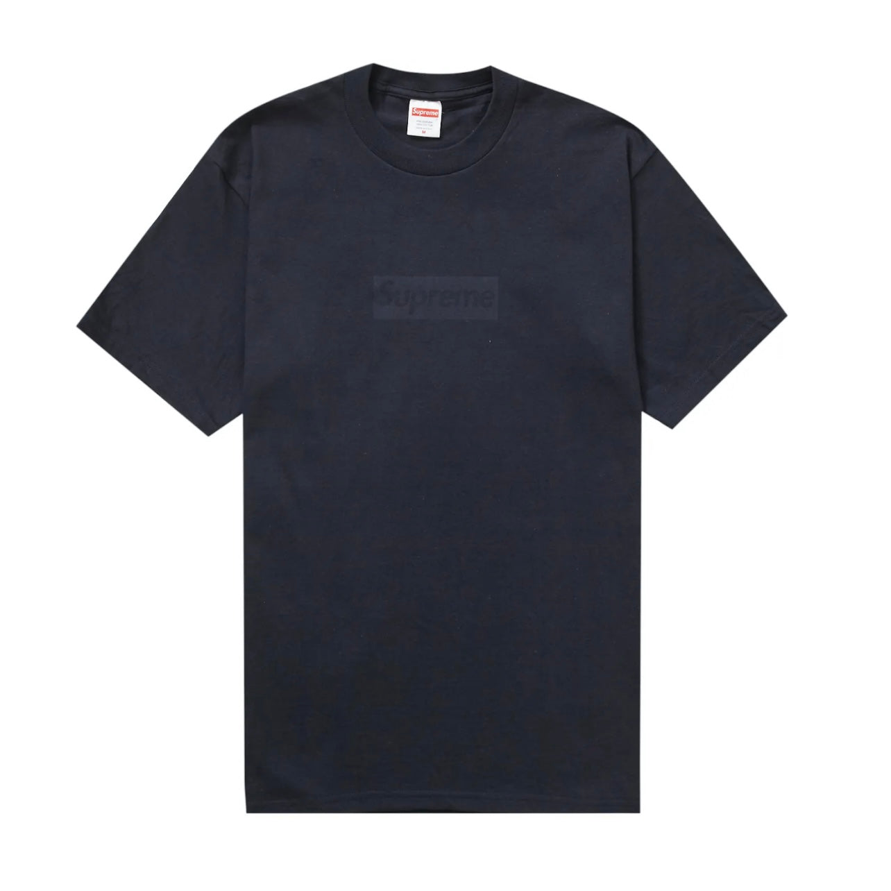 SUPREME TONAL BOX LOGO TEE - NAVY