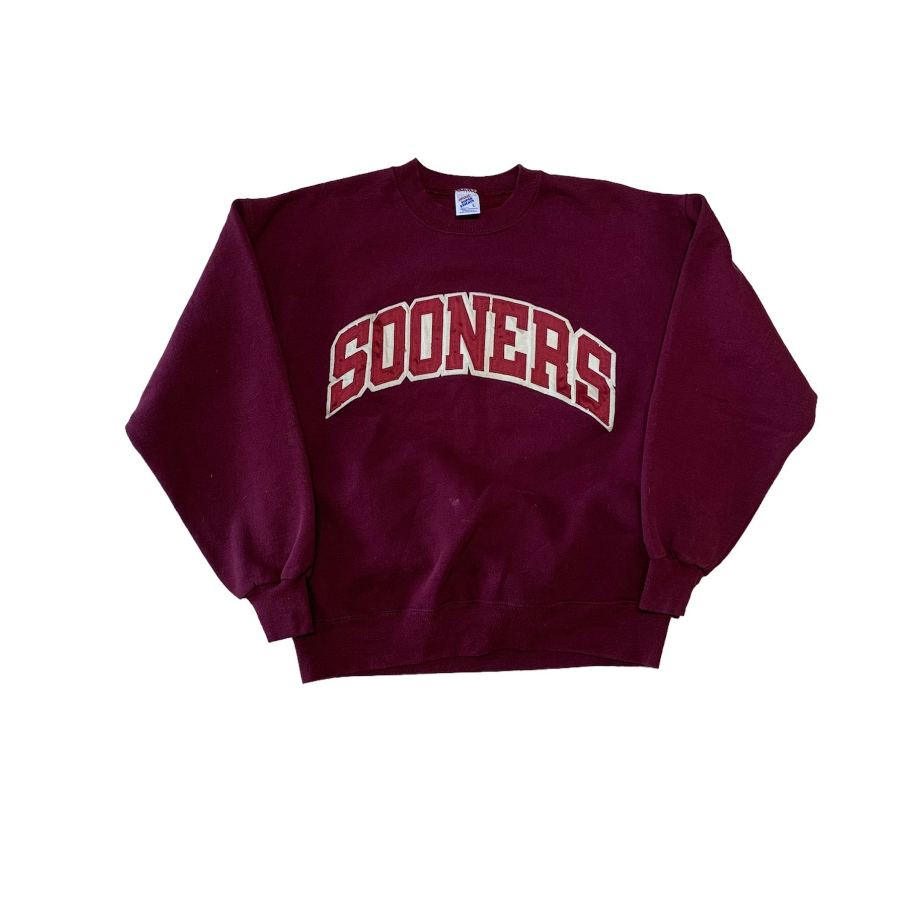 90’S OKLAHOMA SOONERS CREWNECK (LR)