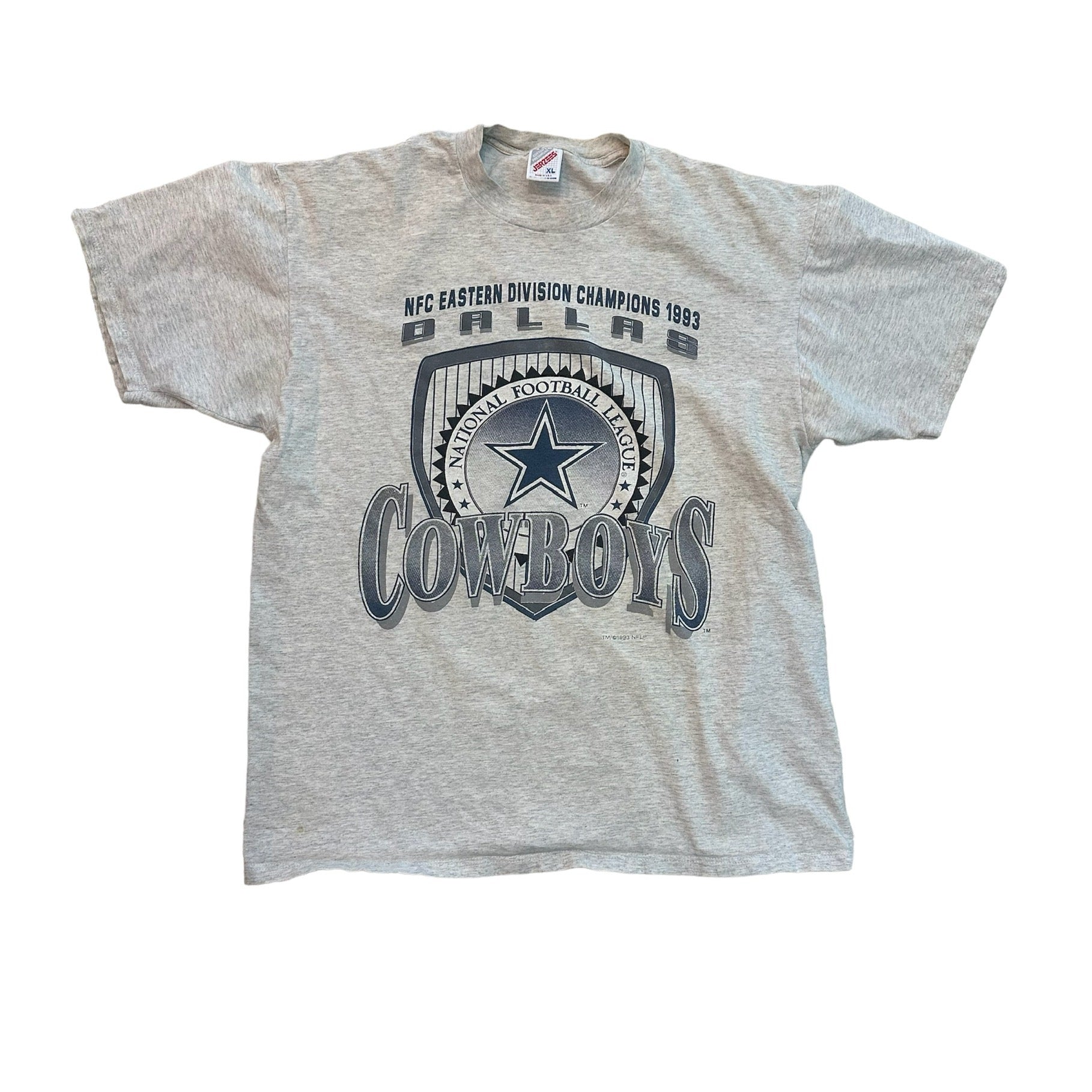 1993 DALLAS COWBOYS NFC EAST CHAMPS TEE (LR)