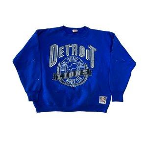 90’S DETROIT LIONS NUTMEG CREWNECK
