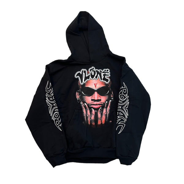 VLONE DENNIS RODMAN HOODIE - BLACK – Thevaultdtx
