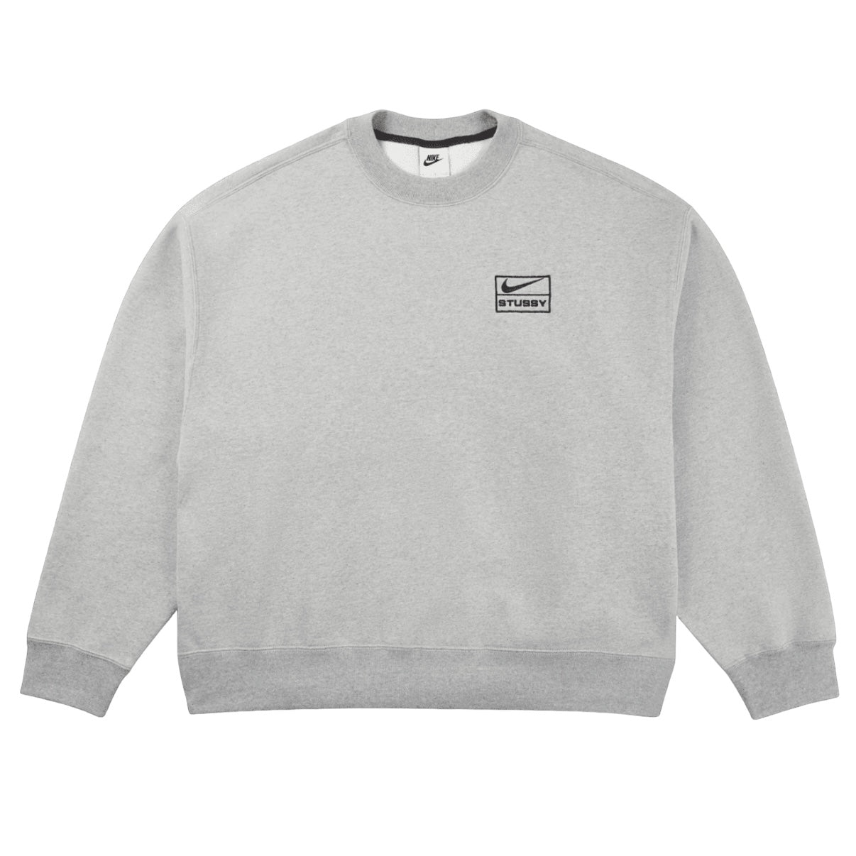 NIKE X STUSSY CREW FLEECE - GREY